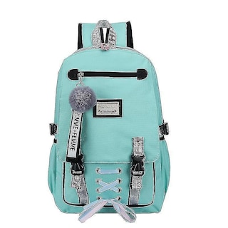 Foto 3 | Mochila Huoguo, Mochila Escolar Para Niñas Adolescentes, Color Morado - Venta Internacional.