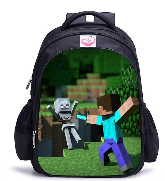 Foto 2 pulgar | Mochila Sanlin Beans Minecraft Impermeable Para Niños - Venta Internacional.