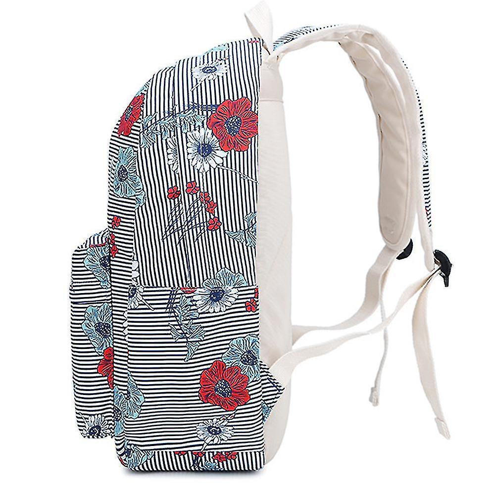 Foto 6 pulgar | Mochila Huoguo Conjunto De Tres Piezas De Nailon Para Mujer, Color Azul Real - Venta Internacional.
