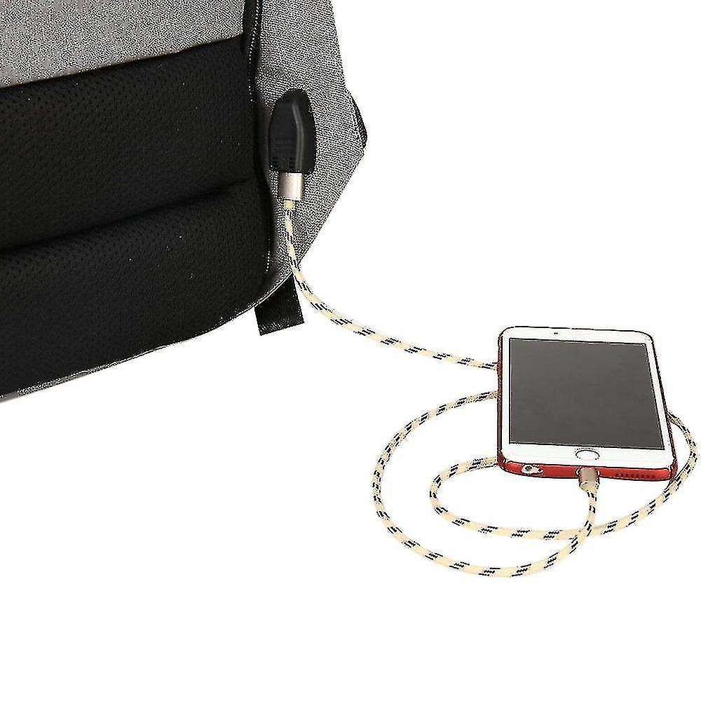 Foto 3 pulgar | Mochila Huoguo Business Antirrobo Para Portátil Con Orificio Usb De 14 Pulgadas - Venta Internacional.