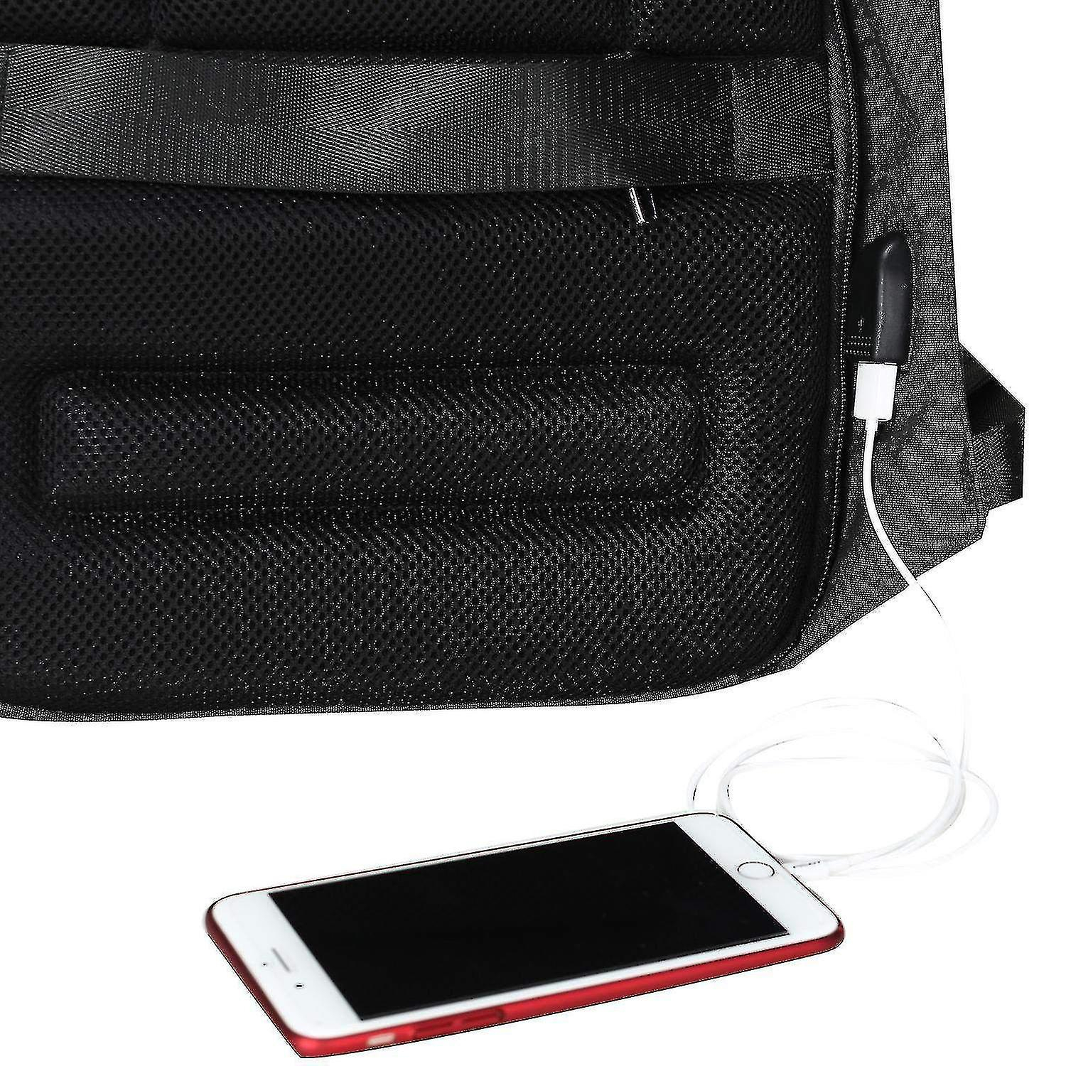 Foto 4 pulgar | Mochila Huoguo Business Antirrobo Para Portátil Con Orificio Usb De 14 Pulgadas - Venta Internacional.