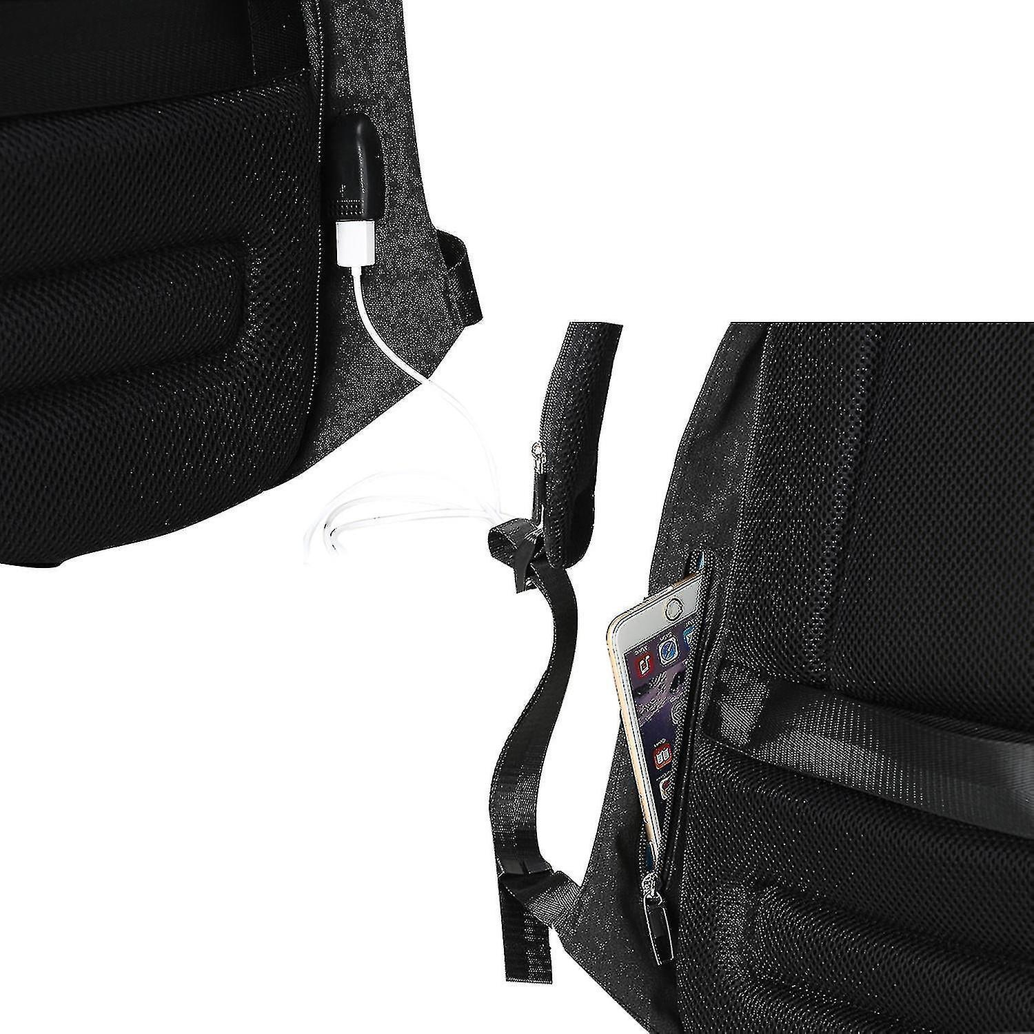 Foto 6 pulgar | Mochila Huoguo Business Antirrobo Para Portátil Con Orificio Usb De 14 Pulgadas - Venta Internacional.