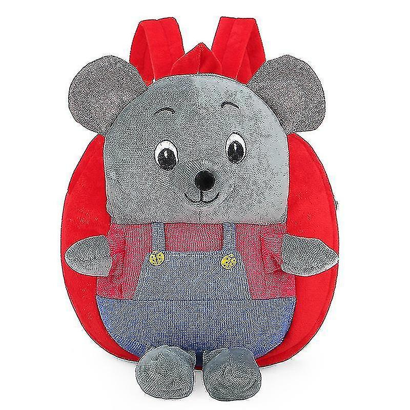 Foto 3 pulgar | Mochila Huoguo De Peluche Rojo Sandía Para Niños De 2 A 4 Años - Venta Internacional.