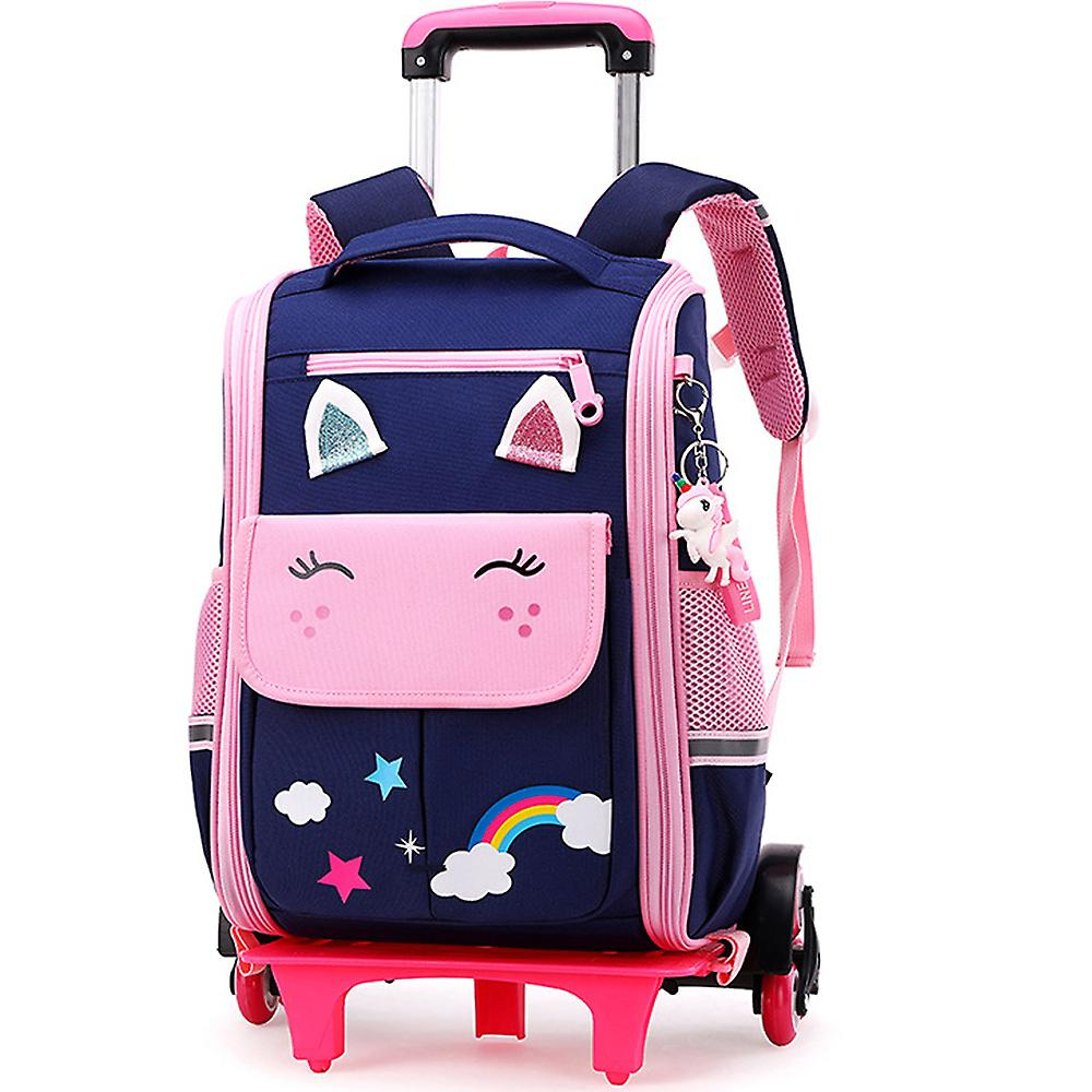 Foto 2 pulgar | Mochila Escolar Trolley Sanlin Beans De Nailon Ligera E Impermeable - Venta Internacional.