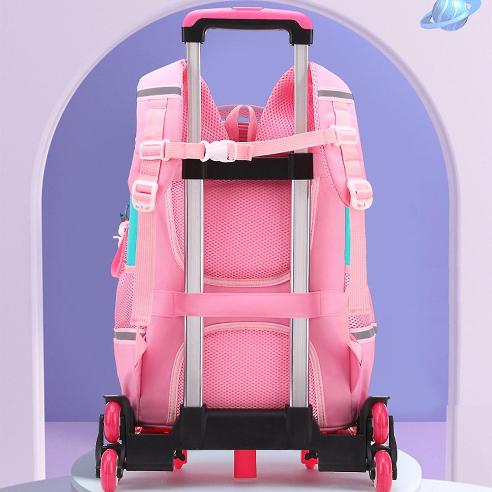 Foto 3 pulgar | Mochila Escolar Trolley Sanlin Beans De Nailon Ligera E Impermeable - Venta Internacional.