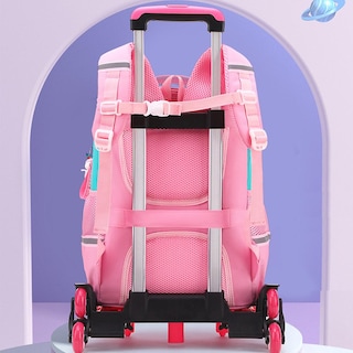 Foto 2 | Mochila Escolar Trolley Sanlin Beans De Nailon Ligera E Impermeable - Venta Internacional.
