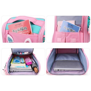 Foto 4 | Mochila Escolar Trolley Sanlin Beans De Nailon Ligera E Impermeable - Venta Internacional.