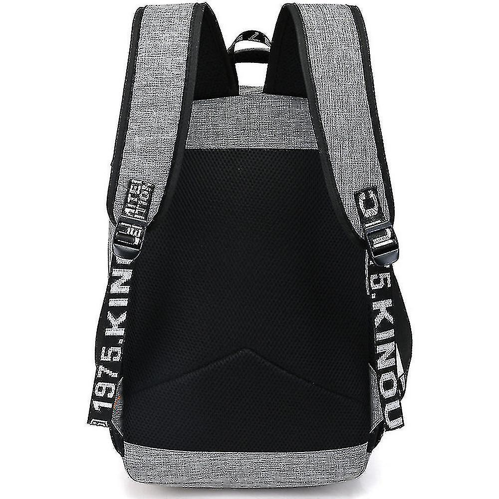 Mochila Huoguo Morado De Nailon Impermeable Con Carga Usb De 28 X 17 X 45 Cm - Venta Internacional.