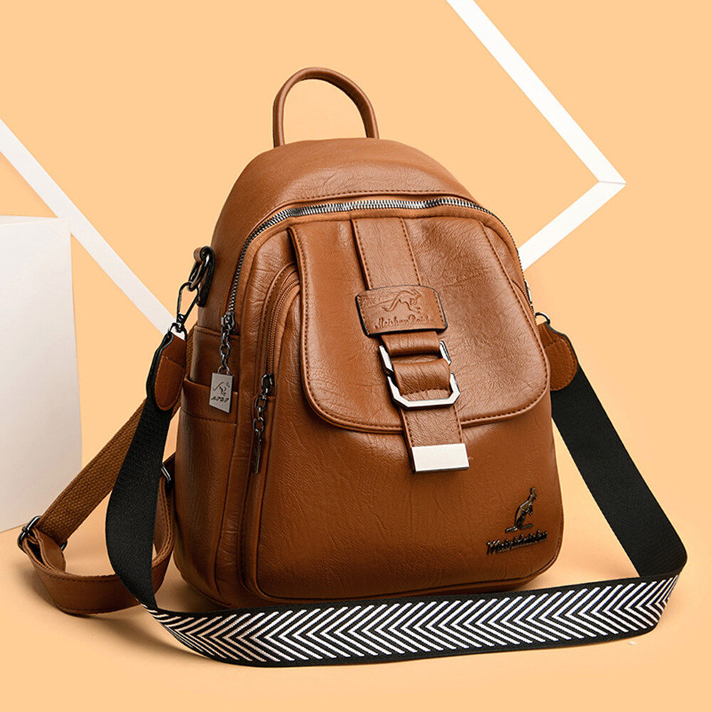 Foto 1 | Mochila Sanlin Beans Casual De Piel Sintética Para Mujeres Y Niñas - Venta Internacional.