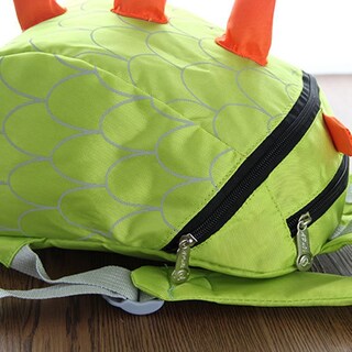 Foto 3 | Mochila Dinosaur Para Niños, Tela Vaquera De Poliéster Verde, 20l - Venta Internacional.