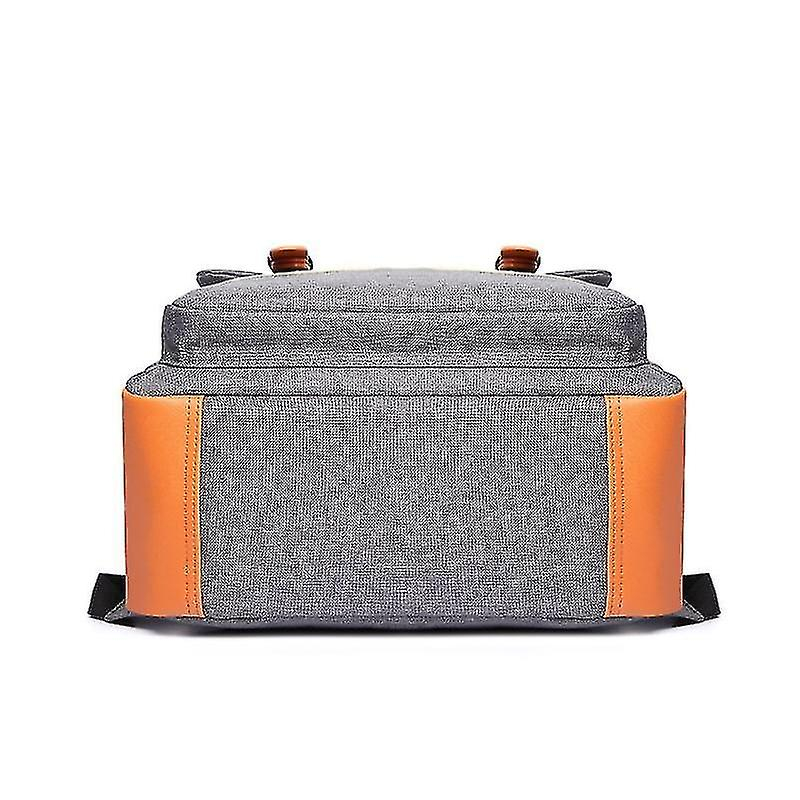 Foto 4 | Mochila Huoguo Con Detalles De Piel Sintética Y Color Dorado - Venta Internacional.