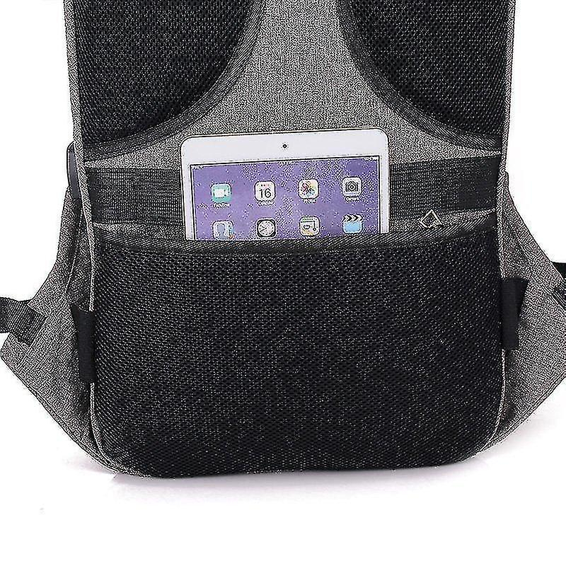 Foto 5 | Mochila Huoguo Gris Claro Grid Sport Durable Para Viajes - Venta Internacional.