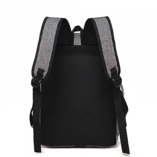 Foto 4 | Mochila Huoguo, Casual, De Lona Para Ordenador, Para Hombre, De Negocios, Gris - Venta Internacional.