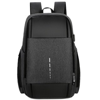 Foto 1 | Mochila Huoguo Impermeable De Gran Capacidad Para Hombre Negra - Venta Internacional.
