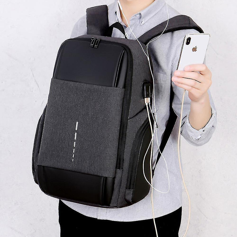 Foto 5 pulgar | Mochila Huoguo Impermeable De Gran Capacidad Para Hombre Negra - Venta Internacional.
