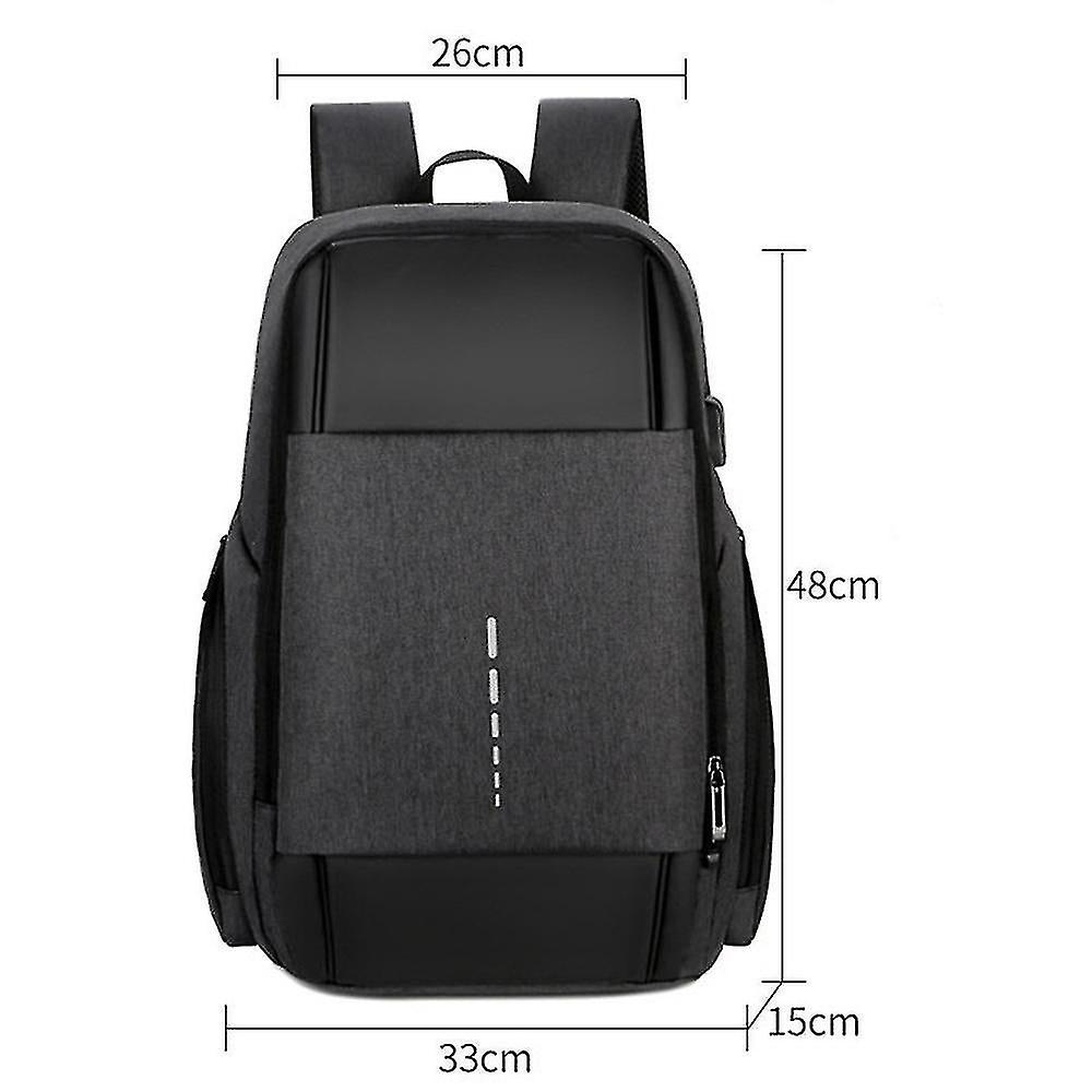 Foto 6 pulgar | Mochila Huoguo Impermeable De Gran Capacidad Para Hombre Negra - Venta Internacional.