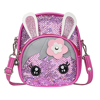 Foto 1 | Mochila Huoguo, Con Lentejuelas Parpadeantes, A La Moda, Orejas De Conejo, Para Niños - Venta Internacional.