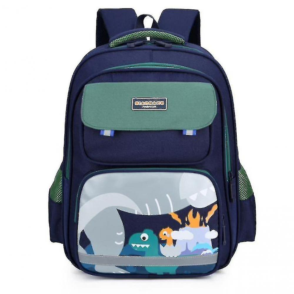 Foto 2 pulgar | Mochila Huoguo Cartoon Little Dinosaur Impermeable Para Niños Azul - Venta Internacional.