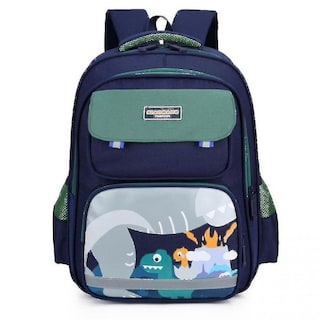 Foto 1 | Mochila Huoguo Cartoon Little Dinosaur Impermeable Para Niños Azul - Venta Internacional.