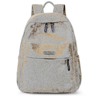 Foto 1 | Mochila Huoguo Para Mujer, Casual, De Lona De Gran Capacidad, Color Caqui - Venta Internacional.