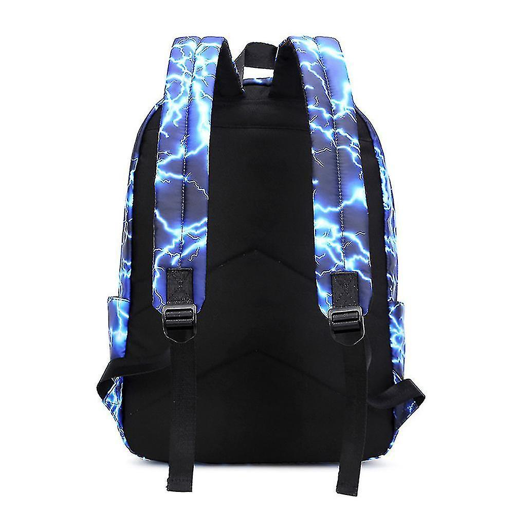 Foto 3 pulgar | Mochila Huoguo Para Niñas Con Estampado De Cielo Estrellado Y Relámpago, Color Café - Venta Internacional.