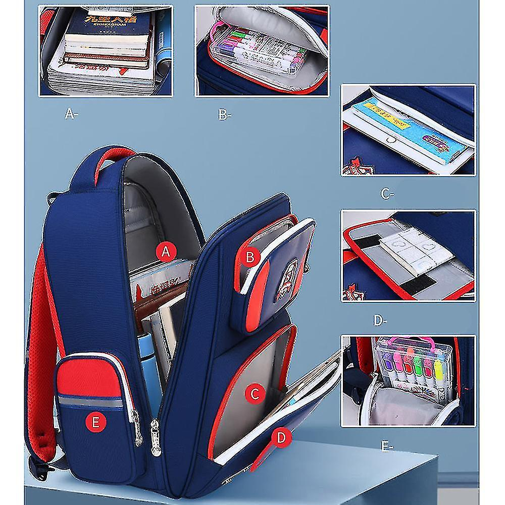 Foto 4 pulgar | Mochila Huoguo Ligera E Impermeable Para Niños De 1 A 6 Grados - Venta Internacional.
