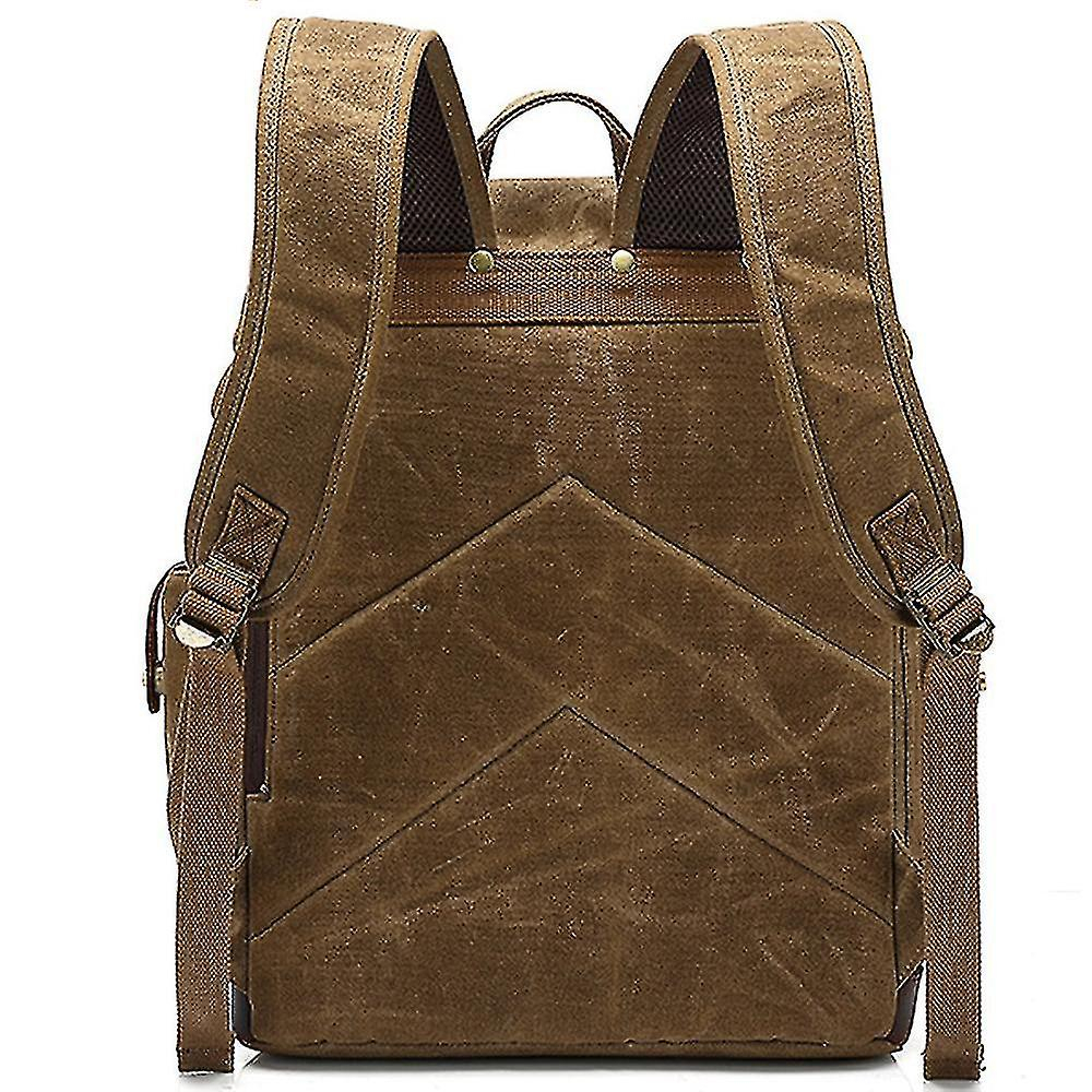 Foto 3 pulgar | Mochila Huoguo, Cera Y Aceite, Repelente Al Agua, Viajes Al Aire Libre - Venta Internacional.