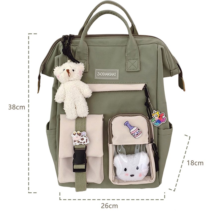 Foto 2 pulgar | Mochila Kawaii Cute Para Niña, De Nailon Impermeable, Color Morado, 0,45 Kg - Venta Internacional.