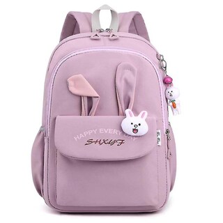 Foto 1 | Mochila Huoguo Bonita Mochila Clásica Resistente Al Agua, Color Morado - Venta Internacional.