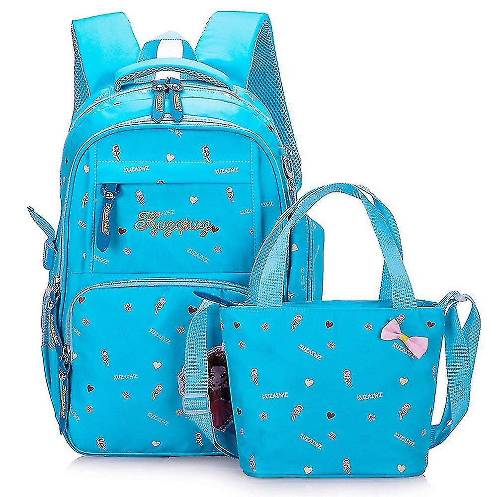 Foto 2 pulgar | Mochila Escolar Infantil Para Estudiantes De 1º A 6º Grado, Color Azul - Venta Internacional.