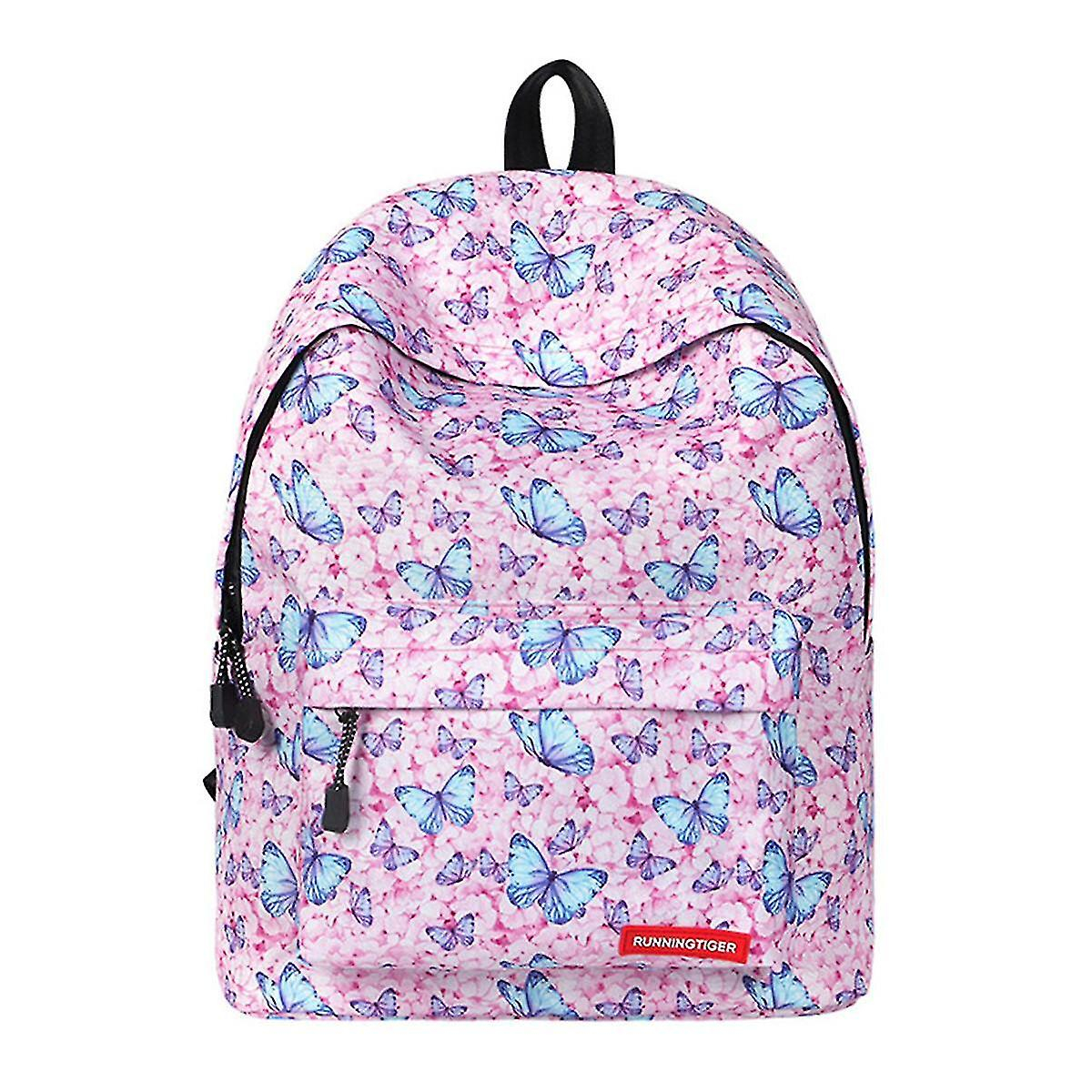 Foto 2 pulgar | Mochila Huoguo Outdoor Con Estampado De Mariposas De Gran Capacidad - Venta Internacional.