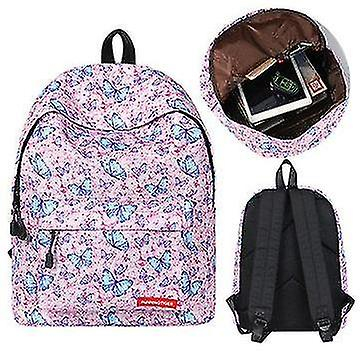 Foto 5 pulgar | Mochila Huoguo Outdoor Con Estampado De Mariposas De Gran Capacidad - Venta Internacional.