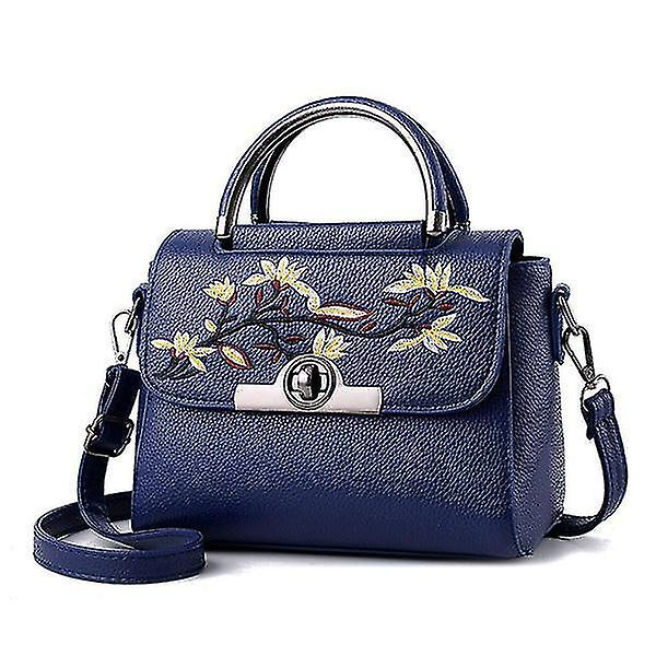 Foto 2 pulgar | Mochila Huoguo, Moda De Verano, Piel Sintética, Azul Oscuro - Venta Internacional.