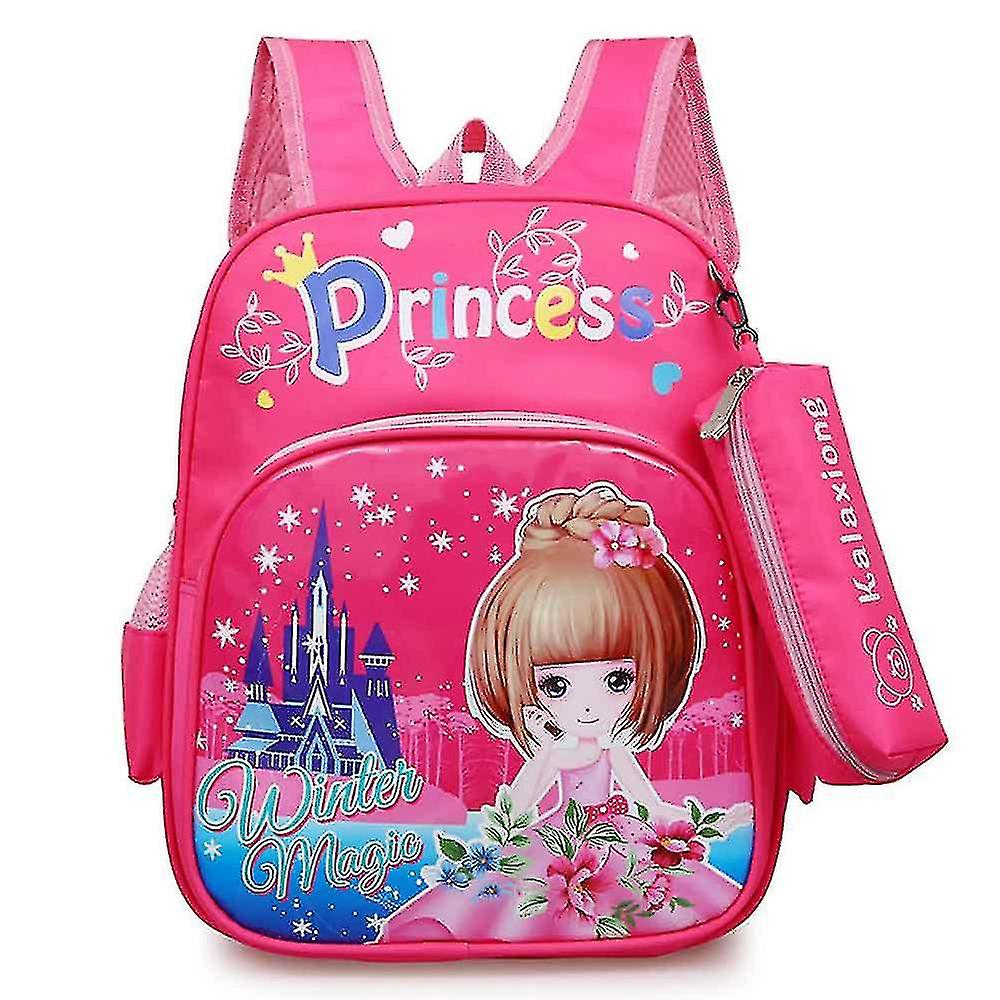 Mochila Escolar Huoguo Con Dibujos Animados Para Niños Con Estuche Para Lápices Pi - Venta Internacional.