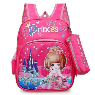 Foto 1 | Mochila Escolar Huoguo Con Dibujos Animados Para Niños Con Estuche Para Lápices Pi - Venta Internacional.