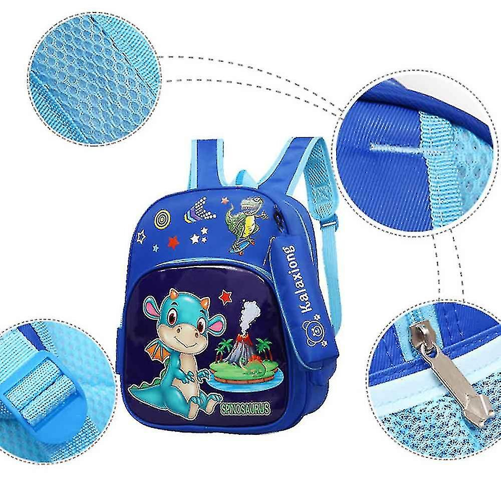 Foto 3 pulgar | Mochila Escolar Huoguo Con Dibujos Animados Para Niños Con Estuche Para Lápices Pi - Venta Internacional.