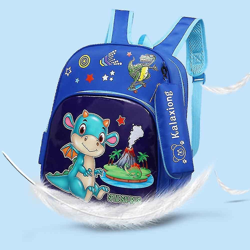 Foto 3 | Mochila Escolar Huoguo Con Dibujos Animados Para Niños Con Estuche Para Lápices Pi - Venta Internacional.