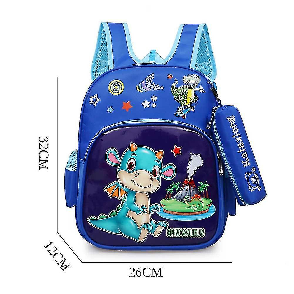 Foto 6 pulgar | Mochila Escolar Huoguo Con Dibujos Animados Para Niños Con Estuche Para Lápices Pi - Venta Internacional.