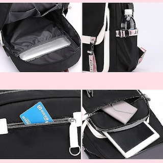 Foto 4 | Mochila Huoguo, Bolsa De Viaje De Ocio, De Nailon Para Estudiantes Y Escuelas - Venta Internacional.