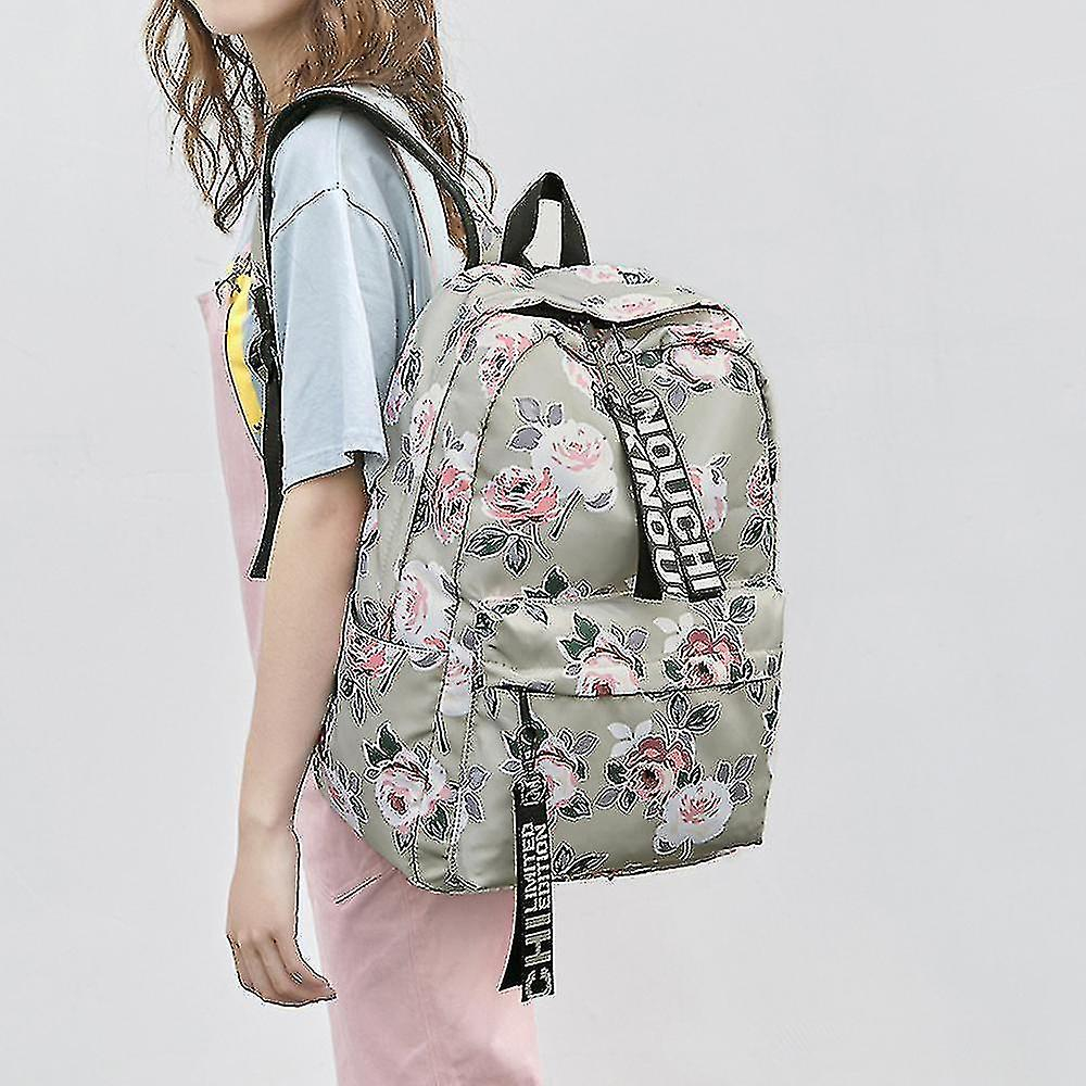 Foto 2 | Mochila Huoguo Royal Blue De Nylon Impermeable Para Mujer - Venta Internacional.