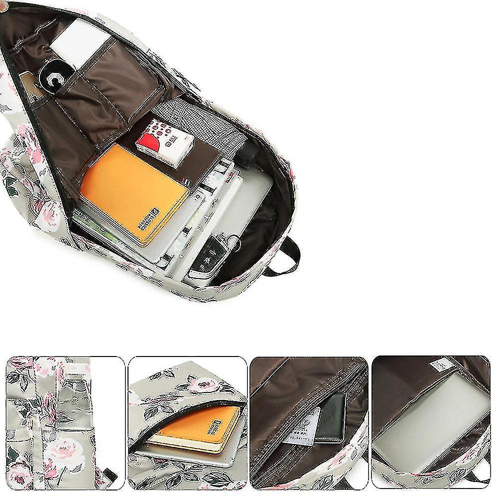 Foto 4 pulgar | Mochila Huoguo Royal Blue De Nylon Impermeable Para Mujer - Venta Internacional.
