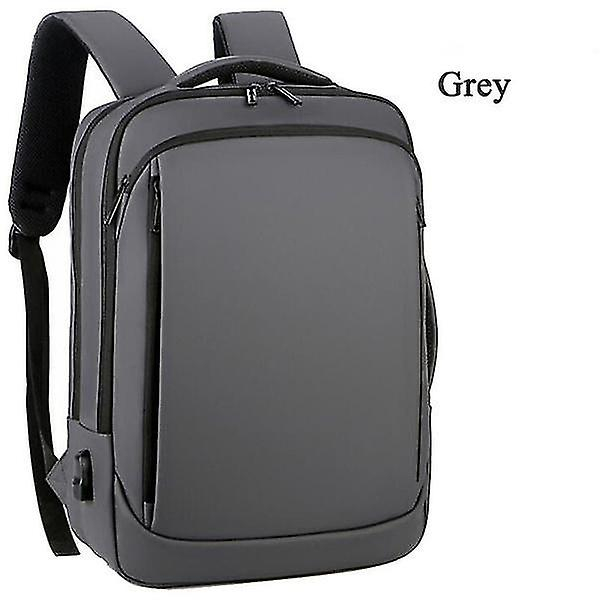 Foto 2 pulgar | Mochila Huoguo, Impermeable, Para Portátil De Negocios De 15,6 Pulgadas, Gris - Venta Internacional.