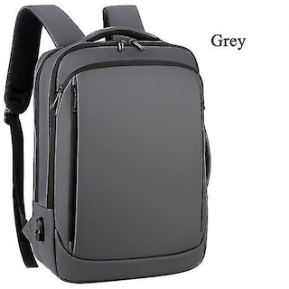 Foto 1 | Mochila Huoguo, Impermeable, Para Portátil De Negocios De 15,6 Pulgadas, Gris - Venta Internacional.