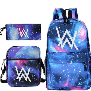 Foto 1 | Set De Bolsas Sanlin Beans Alan Walker Satchel Anime School, 3 Piezas - Venta Internacional.
