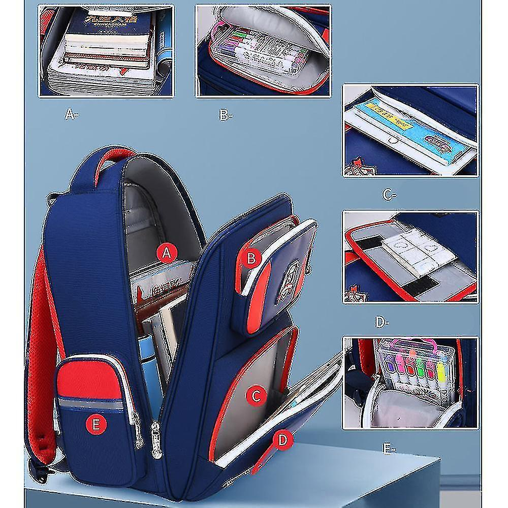 Foto 3 | Mochila Huoguo Ligera E Impermeable Para Niños De 1 A 6 Grados - Venta Internacional.