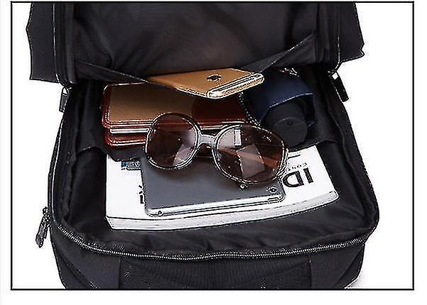 Foto 4 | Mochila Huoguo Gris Claro De Nylon Resistente Al Agua Hs36101 - Venta Internacional.