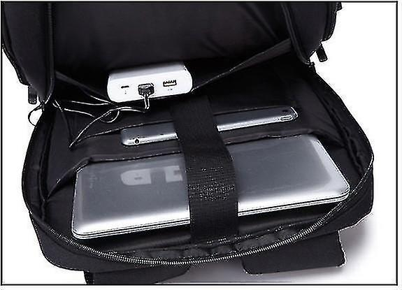Foto 5 | Mochila Huoguo Gris Claro De Nylon Resistente Al Agua Hs36101 - Venta Internacional.