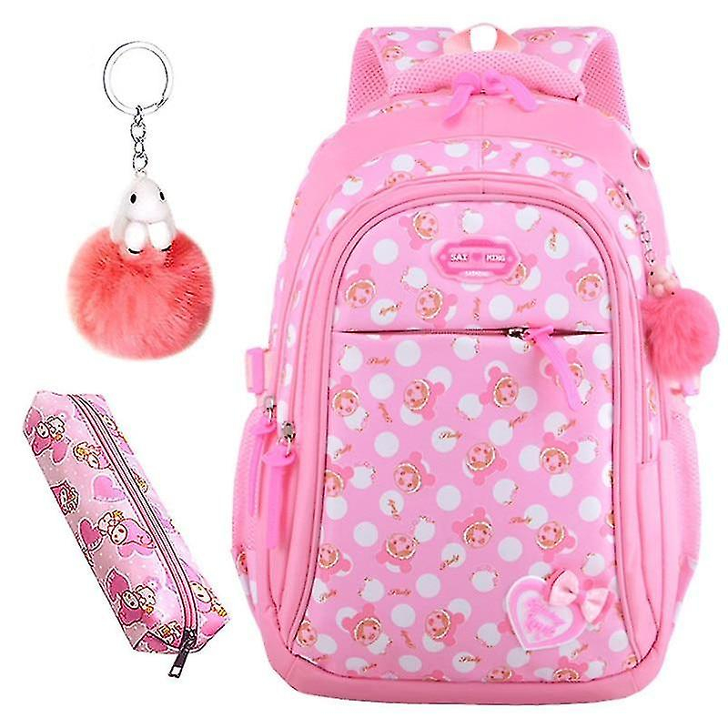 Foto 2 pulgar | Mochila Huoguo De Nailon Con Estampado De Estrellas Para Niñas De Primaria - Venta Internacional.