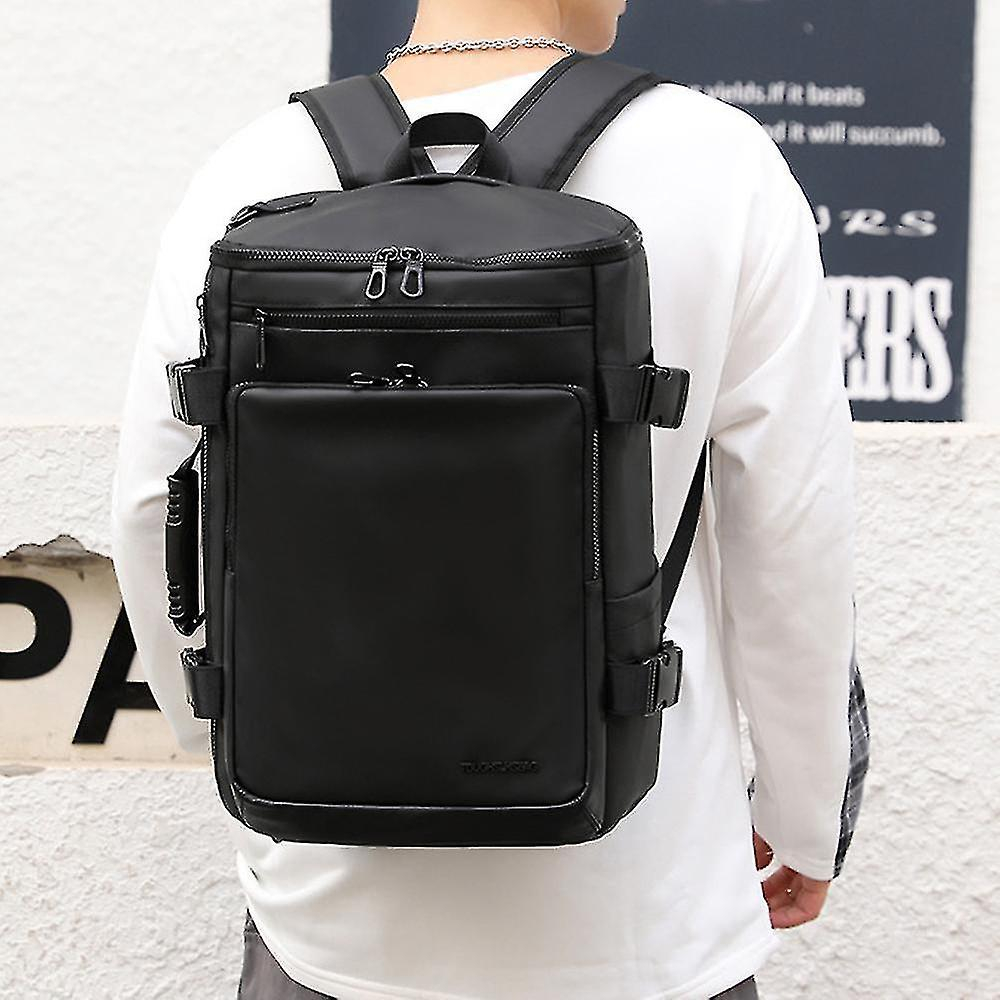 Foto 5 pulgar | Mochila Huoguo Para Hombre De Gran Capacidad Para Viajes De Negocios, Color Negro - Venta Internacional.
