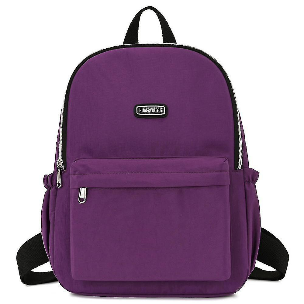 Foto 1 | Mochila Huoguo Oxford Cloth Leisure Student School Púrpura - Venta Internacional.